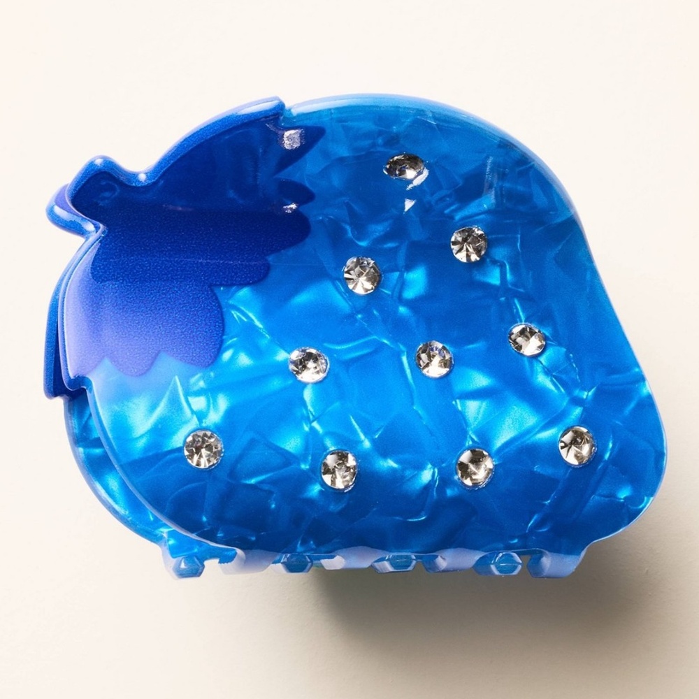 Strawberry Claw Hair Clip - kate spade new york x Target™ Blue